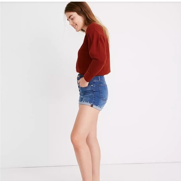 Madewell ButtonFly Jean Shorts - Picture 2 of 3